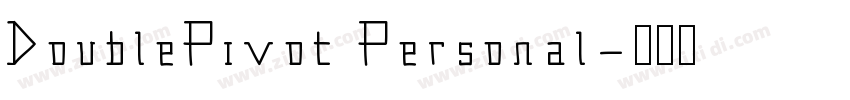 DoublePivot Personal字体转换